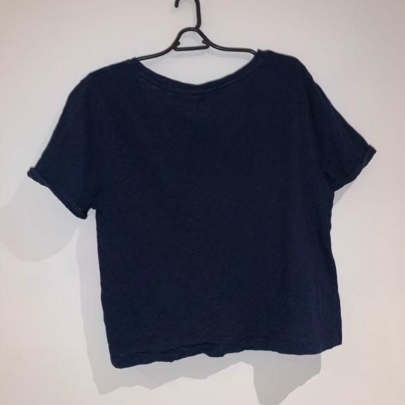 tommy hilfiger logo cropped t-shirt - Picture 3 of 3